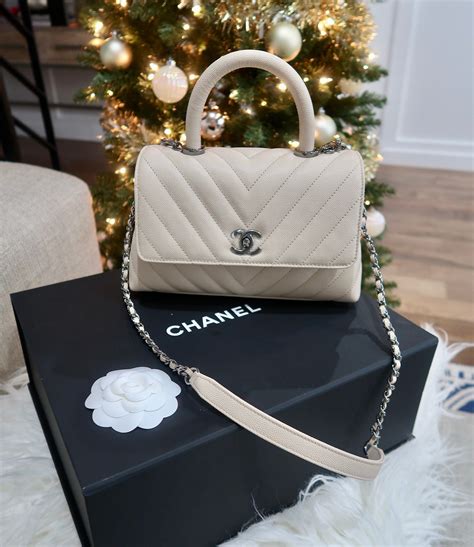 chanel top handle bag medium|chanel small bag with handle.